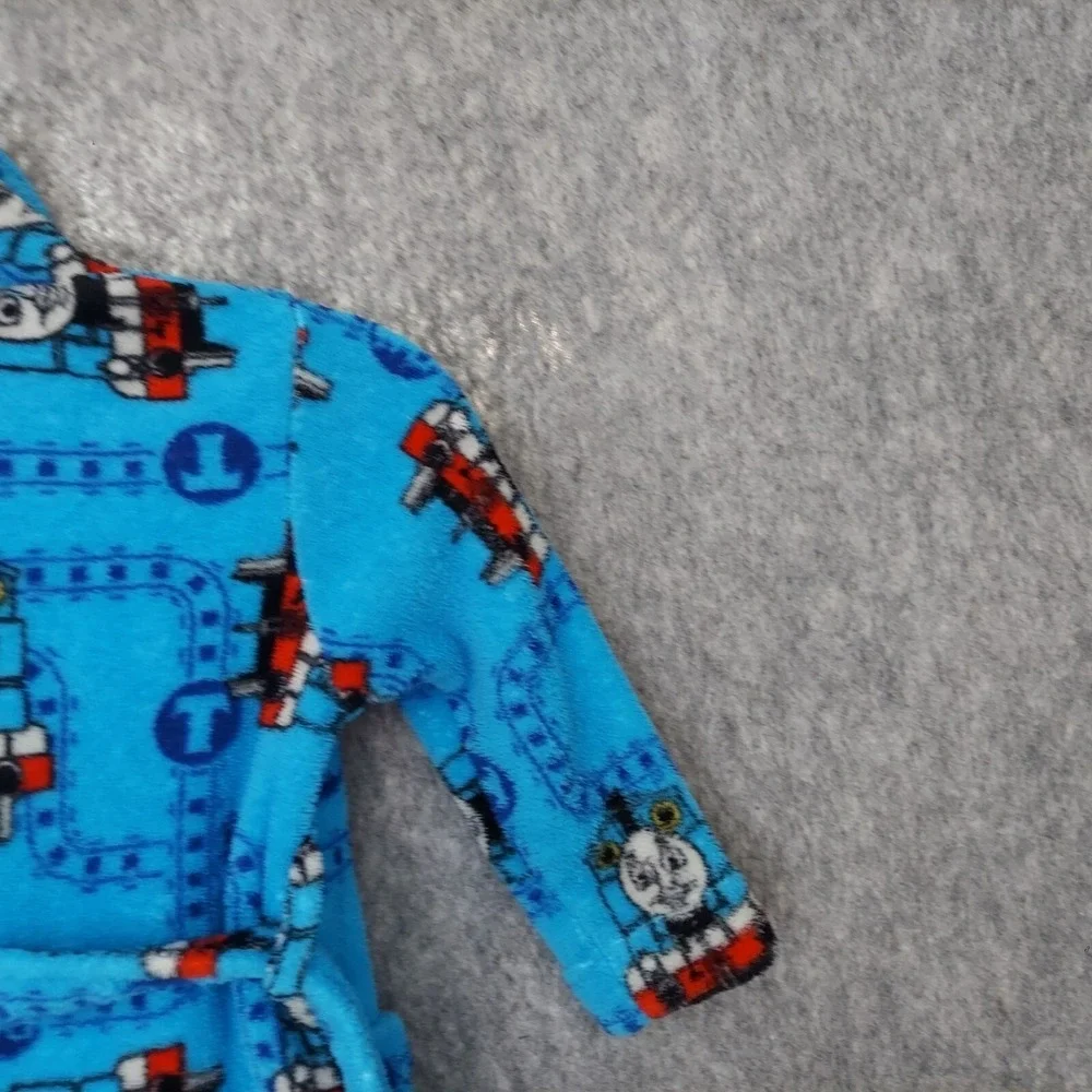 Thomas & Friends Boy‎ Robe 2T Toddler Train Fleece Belted Lounge Cartoons